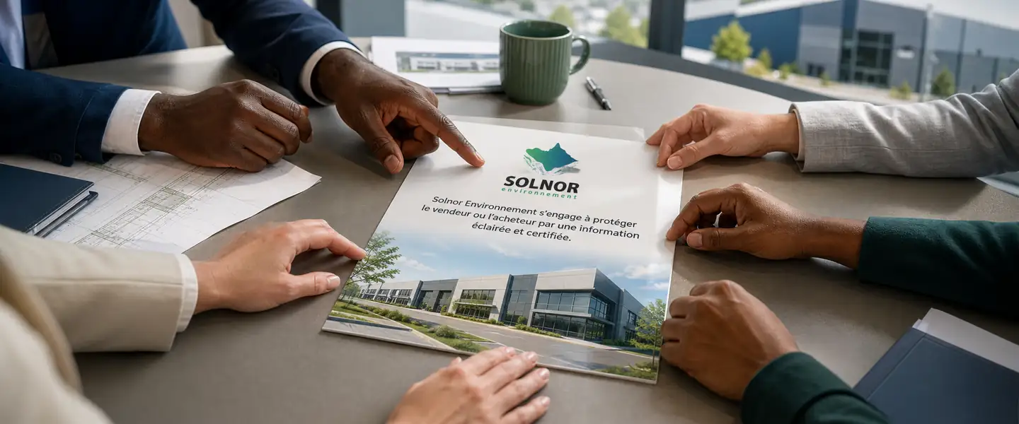 Les études environnementales de Solnor Environnement vise à protéger vendeur et acheteur lors d'une transaction immobilière
